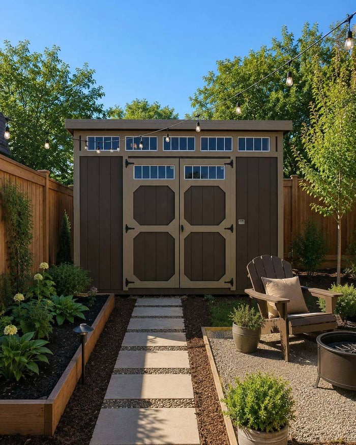 8x12 Urban Shed image